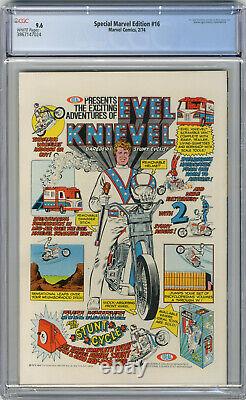 1974 Special Marvel Edition 16 CGC 9.6 White Pages