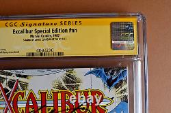 1987 Marvel Excalibur Special Edition #nn Signed Chris Claremont SS CGC 9.6 NM+