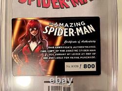 Amazing Spider-Man #31 CGC 9.8 1st Mary Jane JACKPOT Variant #638/800 COA