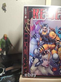 Awesome Comics Re-Gex 0 + 1 + Convention Edition Signed By Liefeld Loeb Batt