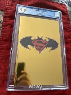 BATMAN SUPERMAN #1 CGC 9.9 SPECIAL EDITION BTC NYCC Gold FOIL VARIANT LTD 1000