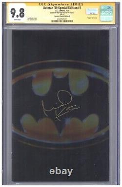 Batman 89 Special #1 CGC 9.8 SS Virgin Foil B Variant Signed Michael Keaton