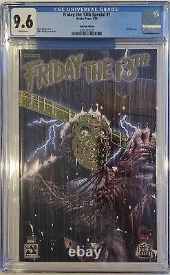CGC 9.6 FRIDAY THE 13TH SPECIAL #1 GOLD FOIL LIMITED TO 700 With COA JASON