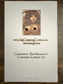 Cavewoman Red Menace One-Shot Jay Co Exclusive LBCC 2009 EBAS Sexy Cvr 1100 NM