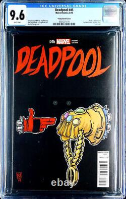 Deadpool #45 2015 Run the Jewels 150 Skottie Young Variant Cover CGC 9.6 WP