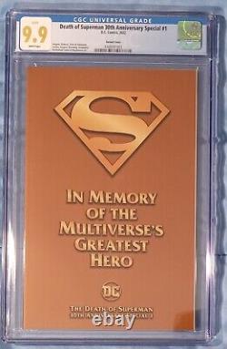 Death of Superman 30th Anniversary Special CGC 9.9 In Memory Variant 4 on Census