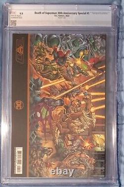 Death of Superman 30th Anniversary Special CGC 9.9 In Memory Variant 4 on Census