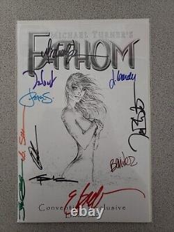 Fathom #1 Swimsuit Special Jay Comic Company Signed COA Sketch Variant 1 of 500
