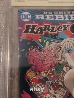 Harley Quinn #1 2016 Guillem March SS withRemarque Variant CBCS 9.8 SS WITNESSED