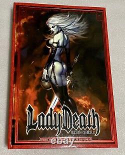 LADY DEATH Omnibus SIGNED Special Edition #1 OF 300! Coffin comic Minor Damage