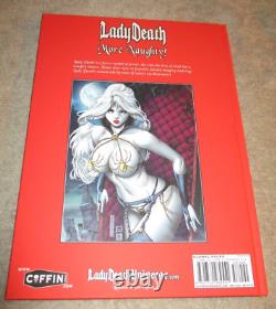 Lady Death More Naughty Art Book (Signed Special Edition) HC LTD 300 with Cards