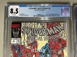 MCU Comic Keys? Spider-Man Special Edition #1 Amazing #314? CGC 8.5 9.6