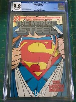 Man of Steel 1 CGC 9.8 NM/M Special Collector's variant John Byrne story & cover