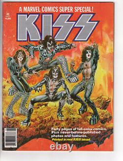 Marvel Comics Super Special #1 (1977) Grade 7.5 Kiss Blood 1st Issue
