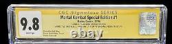 Mortal Kombat Special Edition 1 Cgc 9.8 6xss Signed By The Og Characters Rare