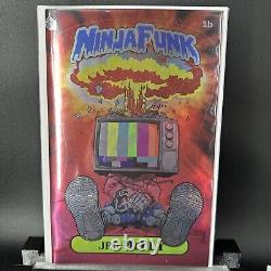 Ninja Funk #1 (2022) NM Garbage Pail Kids Hive Variant? Trade/Foil/Metal Set #d