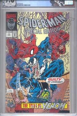PRIMO SPIDER-MAN SPECIAL EDITION #1 Venom Custom 1992 Marvel CGC 9.8 NM/MT