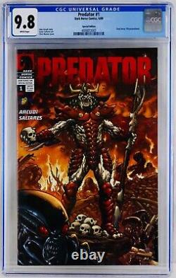 Predator #1 CGC 9.8 White Pages Dark Horse 100 Promotional Variant 2009 NM/MT