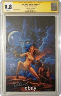 Red Sonja Special Edition 1 CGC SS 9.8 Signed Greg Hildebrandt