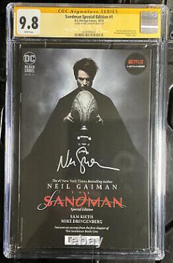 Sandman Special Edition #1 CGC SS 9.8 signed Neil Gaiman 2022 NM