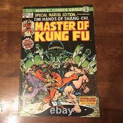 Special Marvel Edition 15 1st Shang Chi Master of Kung Fu 1973