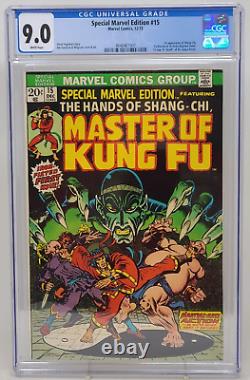 Special Marvel Edition #15 Marvel 1973 Cgc 9.0 1st Shang Chi