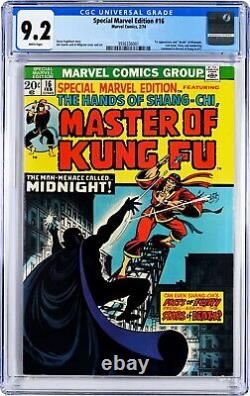 Special Marvel Edition #16 CGC 9.2 (Feb 1974) 2nd Shang-Chi, Master of Kung Fu