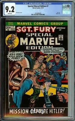 Special Marvel Edition #7 Cgc 9.2 White Pages // Marvel Comics 1972