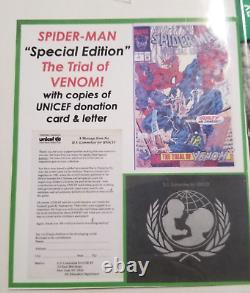 Spider-Man Special Edition #1 Trial of Venom genuine UNICEF 1992 mint