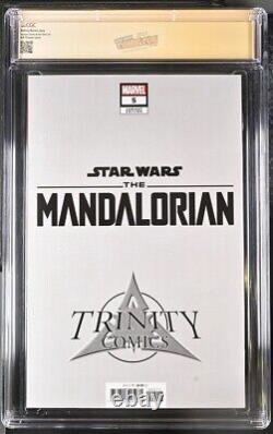 Star Wars The Mandalorian 5 CGC 9.8 SS Adi Granov NYCC 2023 Trade Edition