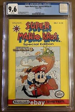 Super Mario Bros. Special Edition #1 Cgc 9.6 White Pages Valiant 1990
