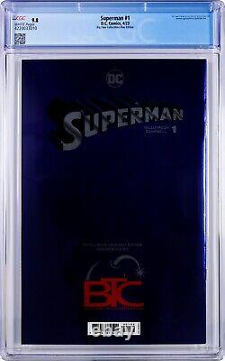 Superman #1 (2023) CGC 9.8 Big Time Collectibles Ltd. Blue Foil Edition