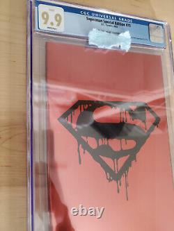 Superman Special Edition #75 CGC 9.9! Graded RED Foil Variant BTC 2022