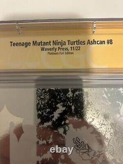 Teenage Mutant Ninja Turtles 8 VARIANT ASHCAN CGC 9.8 SS EASTMAN SKETCH 8 of 40