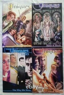 The Uniques Tales books Vol 1,2,3 Comfort Love Adam Withers Comic Signed