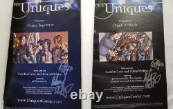 The Uniques Tales books Vol 1,2,3 Comfort Love Adam Withers Comic Signed