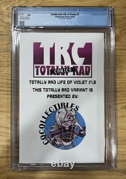 Totally Rad Life Of Violet 1.5 CQ Collectibles topless variant CGC 9.9 Mint