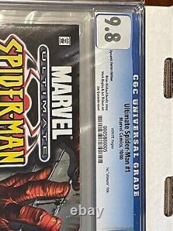 Ultimate Spider-Man 1 CGC 9.8 Dynamic Forces Edition variant with certificate