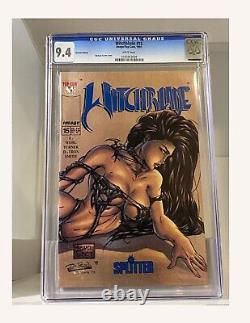 Witchblade #15 Euro Edition Michael Turner Cover RARE Graded Copy! CGC 9.4