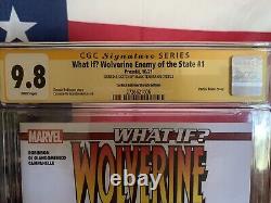 Wolverine ORIGINAL SKETCH & SIGNED Mark TEXIERA CGC 9.8 What If Wolverine